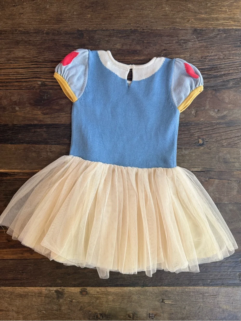 GAP Kids Blue & Cream Snow White Fairy Tale Tutu Dress